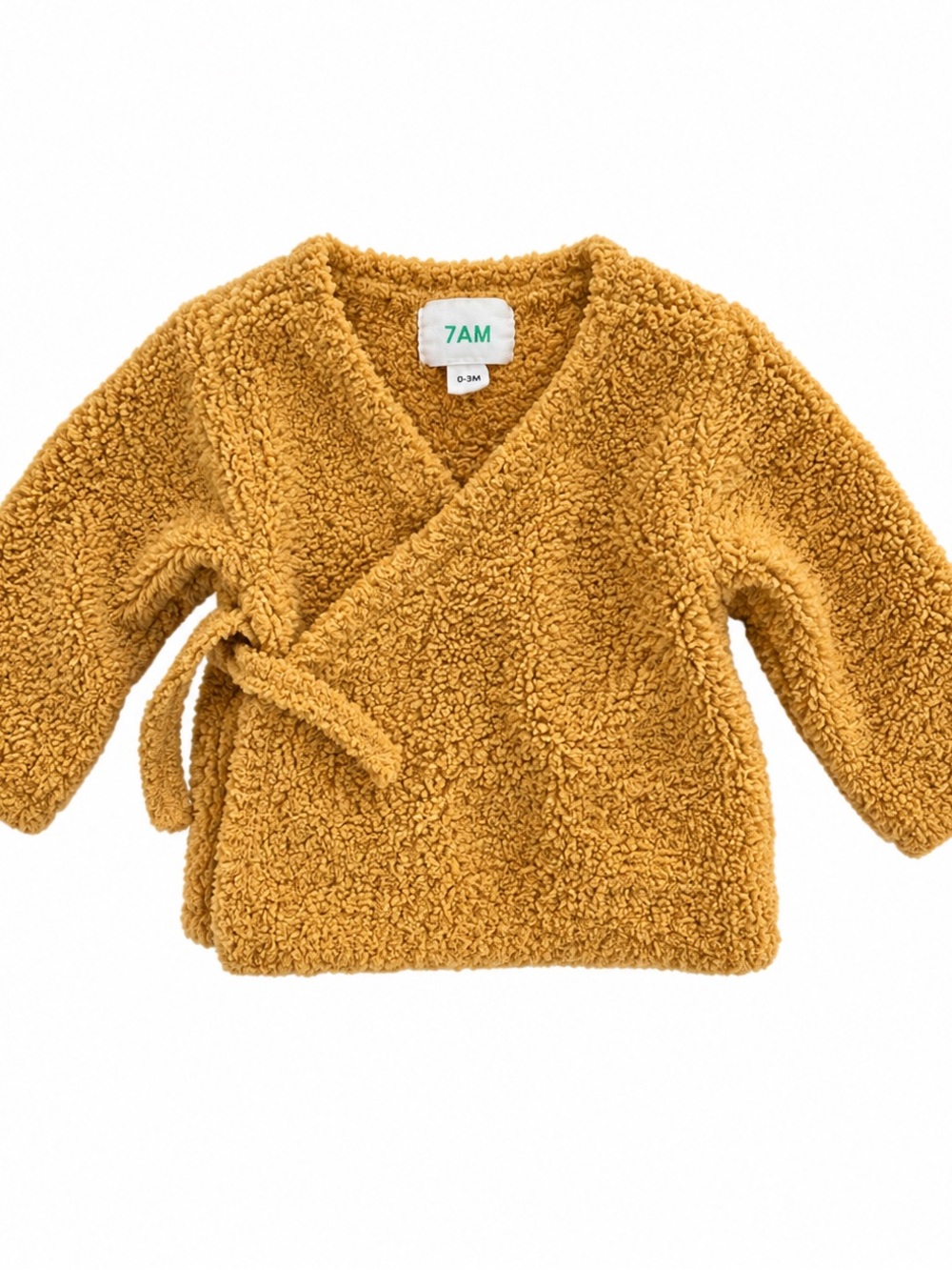 7AM Enfant Fuzzy Wrap Top 0-3M Amber